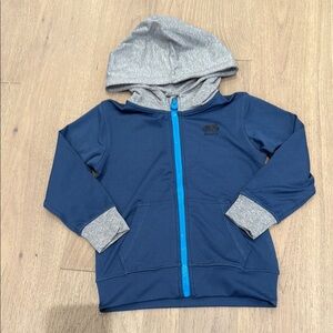 Kids Blue and Gray Hoodie
